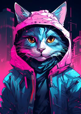 Cyberpunk Cat