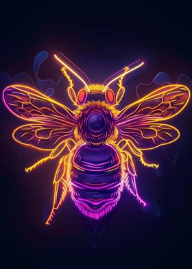 Bee Insect Neon