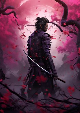 Japanese Samurai Sakura