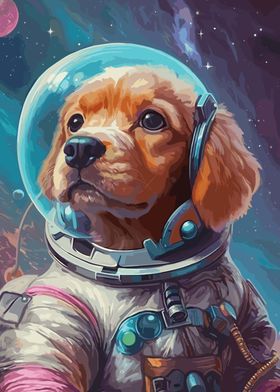 Astronaut Space Corgi Dog