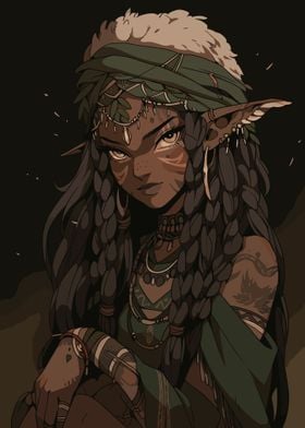 Indigenous Druid Girl
