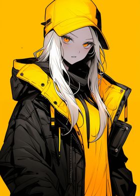 Yellow Anime Girl