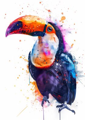 Toucan Watercolor