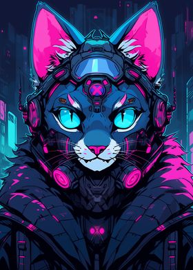 Cyberpunk Cat