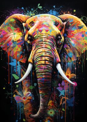 Elephant Abstract