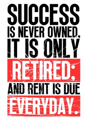 Success Never Owned