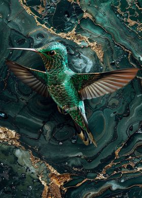 Surreal Hummingbird
