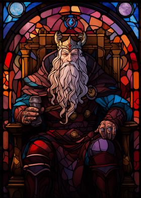 Odin Stained Glass