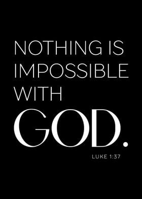 Possible with GOD