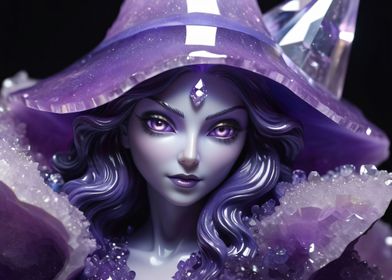 crystal purple witch