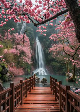 Blossom Bridge Waterfall