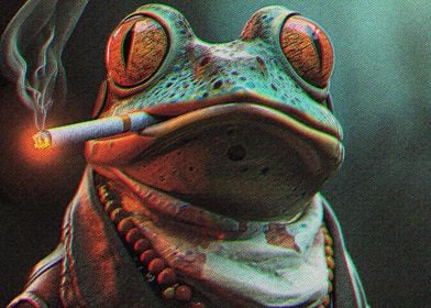 Smoking Frog