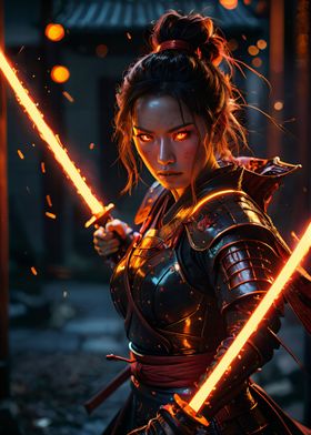 Fire Samurai Women