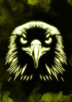 Eagle Head Yellow Neon