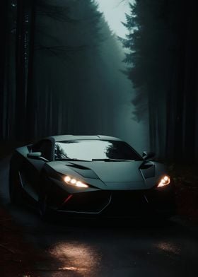 Black Sport Car