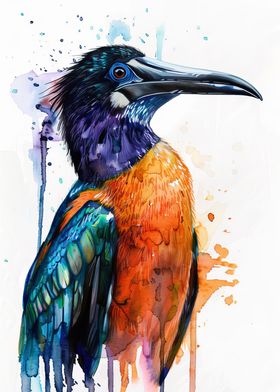 Frigatebird Watercolor