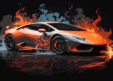 Lamborghini Fire