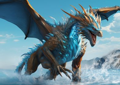 Blue Elder Dragon of Water