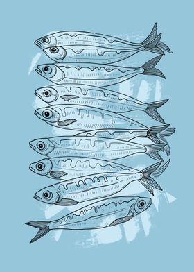 Minimalist Sea Food