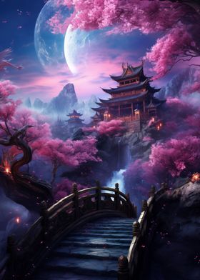 Cherry Blossom Japan Art