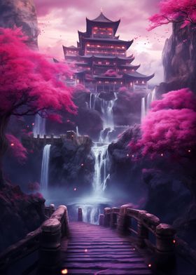 Cherry Blossom Japan Art