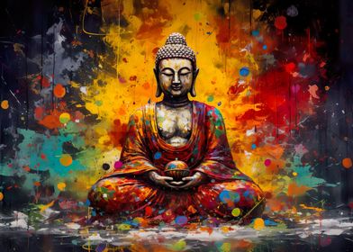 Buddha Colorful