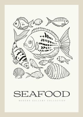 Minimalist Sea Food