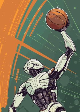 Basketball Playing Robot