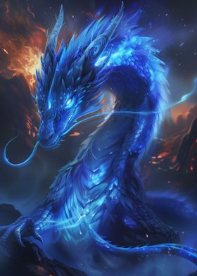 Blue Dragon Flame