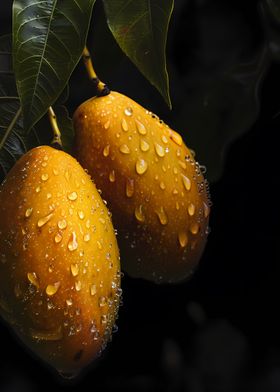 Big Fresh Yellow Mangoes