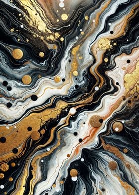 Liquid Gold Swirl