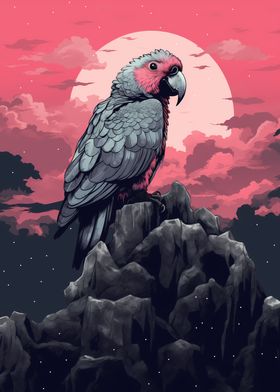 Parrot on a Rock