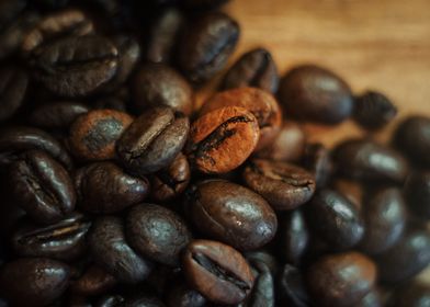 Coffee Beans Macro