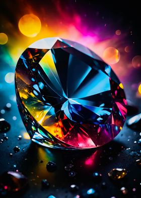 Multicolored Perfect Gem