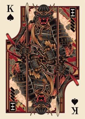 samurai of spades card