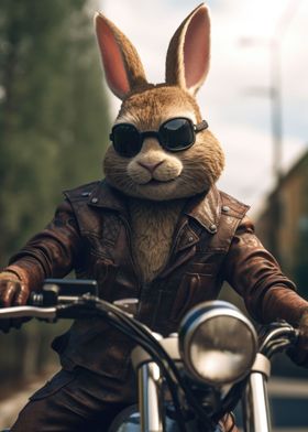 Bunny on Bike 1