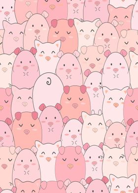Cute Pigs Art