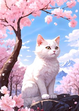 Hanami Japan Cat