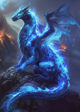 Ethereal Blue Dragon