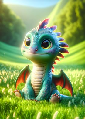 Cute Dragon Baby Dragon