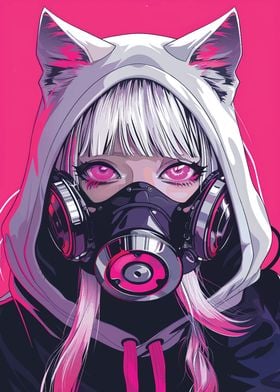 Anime Cat Girl Mask