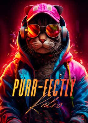 Purrfectly Retro