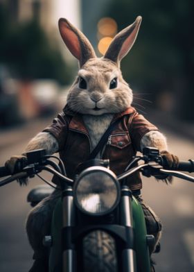 Bunny on Bike 2