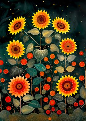 Sunflower Flower Decor