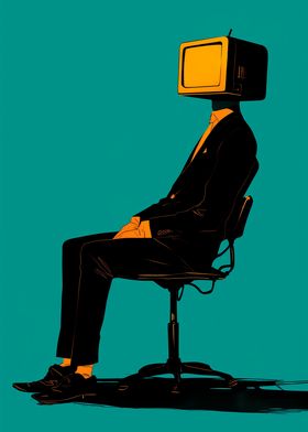 Surreal TV Head Minimali