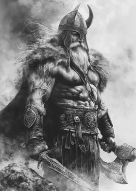 Viking on The Battlefield