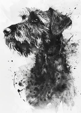 Irish Wolfhound Watercolor
