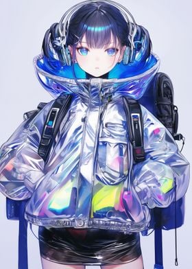 Futuristic Anime Girl