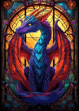 Stained Dragon Fantasy