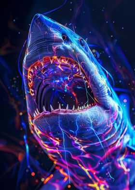 Neon Shark